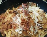 ピリ辛！牛肉とキノコのオイスター炒め作り方5写真