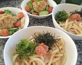 自信作☆辛子明太子うどん作り方4写真