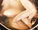 手羽先でじっくりとったスープで鶏塩素麺作り方2写真