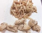 手羽先でじっくりとったスープで鶏塩素麺作り方3写真