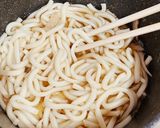 節約☆きのこと白菜の豆乳うどん作り方2写真