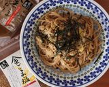 レンジで簡単♪長ネギツナのねりごまパスタ作り方7写真