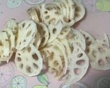 副菜♡弁当♡蓮根とピーマンのポン酢炒め作り方1写真