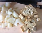 とろとろ~大根と厚揚げの旨塩そぼろ煮作り方3写真