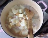 とろとろ~大根と厚揚げの旨塩そぼろ煮作り方5写真