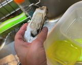 簡単#殻付きの牡蠣は洗おう作り方1写真