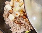 節約時短☆肉味噌豆腐作り方3写真