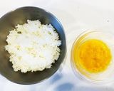☆簡単栄養♪塩こんぶと炒り卵のおにぎり☆作り方1写真
