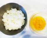 ☆簡単栄養♪塩こんぶと炒り卵のおにぎり☆作り方1写真