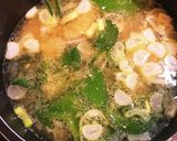 豚肉とメカブの味噌汁作り方8写真