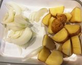 2月の味噌汁★新じゃがと玉ねぎの味噌汁作り方1写真