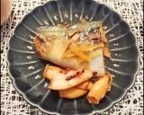 ブリ・サバのみそ煮　白味噌生姜柚子味作り方7写真