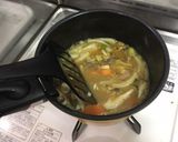 ブタキムラーメンの汁の雑炊作り方2写真