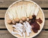 きのこのペースト詰め厚揚げ【創作レシピ】作り方1写真