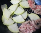大根と豚バラ の甘酢炒め煮作り方1写真