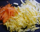 レンジで簡単！ラーメンの肉野菜炒め作り方1写真