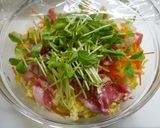 レンジで簡単！ラーメンの肉野菜炒め作り方3写真