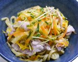 レンジで簡単！ラーメンの肉野菜炒め作り方5写真