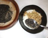 くるみ黒胡麻ヨーグルト♪簡単便秘漢方薬膳作り方4写真