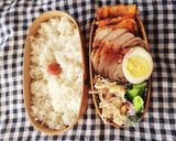 弁当★レンジ簡単★エノキ梅カリカリナッツ作り方8写真