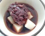 苦甘コーヒーお汁粉(モチ入り)作り方2写真