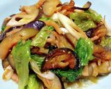 ナス、ベーコンの炒め(他の野菜もプラス)作り方9写真