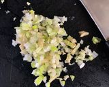 唐揚げリメイク　香味葱酢だれ作り方1写真