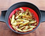 簡単！さつまいもとベーコンのカレー炒め作り方4写真