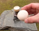 卵の殻で炊飯＆卵かけごはん作り方2写真