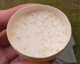 卵の殻で炊飯＆卵かけごはん作り方4写真