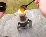 卵の殻で炊飯＆卵かけごはん作り方6写真
