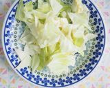 レンジで簡単！キャベツ・コーンの梅酢和え♪作り方1写真