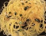 松茸の味お吸い物でパスタ作り方3写真