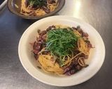 松茸の味お吸い物でパスタ作り方6写真