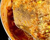 プルコギ・豆もやし・キムチ・ご飯の炒め物作り方9写真