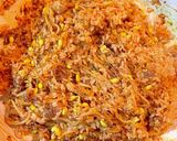 プルコギ・豆もやし・キムチ・ご飯の炒め物作り方10写真