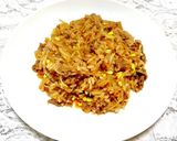 プルコギ・豆もやし・キムチ・ご飯の炒め物作り方11写真