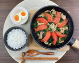 ＊トマトとろとろ＊豚バラほうれん草の旨煮作り方5写真