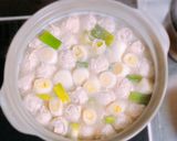 ごぼう肉団子味噌鍋作り方5写真