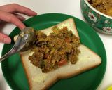 ドライカレーチーズオンザトースト作り方1写真