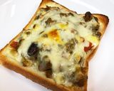 ドライカレーチーズオンザトースト作り方4写真