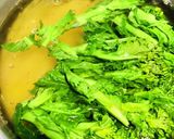 菜の花とサバ缶のガーリックレモンパスタ作り方1写真