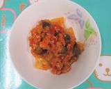 【新島学校給食】なすミート作り方7写真