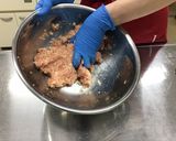 【新島学校給食】もち米しゅうまい作り方3写真