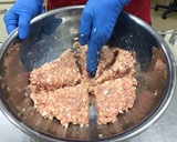 【新島学校給食】もち米しゅうまい作り方4写真