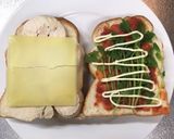 200円高タンパク鶏ハムサンド作り方2写真