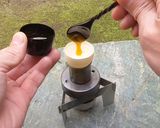 卵の殻で卵酒作り方3写真