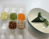 節分に＊おにさん＊恵方巻き＊離乳食作り方1写真