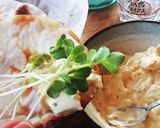 餃子の皮でカリカリおつまみ★玉子ディップ作り方5写真
