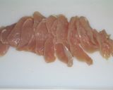 中華　四川風鶏肉春雨スープ　”水煮鶏肉”作り方1写真